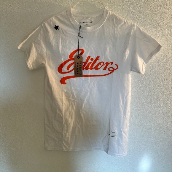 The Editor T-shirt Small, Italian Fashion brand NWT - Picture 1 of 7